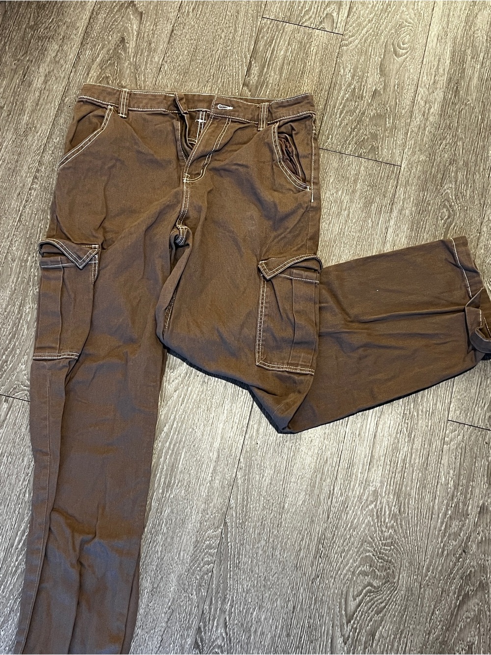 Women’s Brown Cargo Pants - Durable Workwear